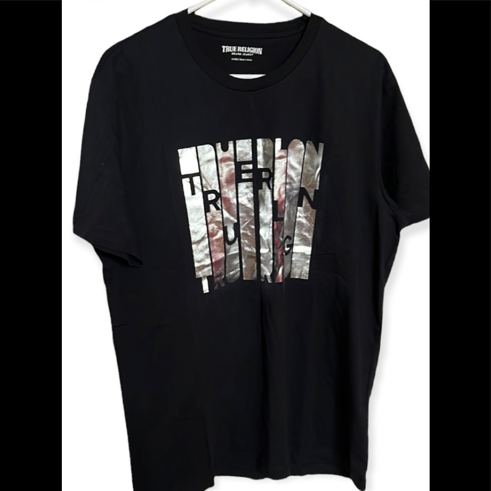True Religion BRAND Jeans Men's  Logo Crew Shirt